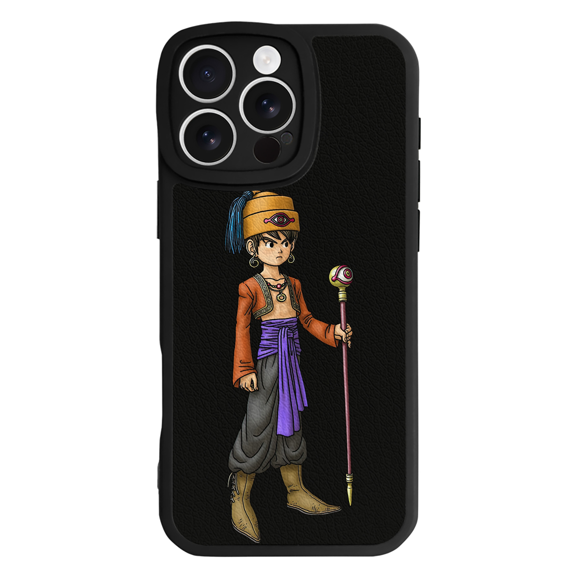 （画像用） ドラゴンクエスト Doragon Kuesuto Dragon Quest 【iPhone 16シリーズ対応】シリコンスマホケース（レザー調） 材質：シリコン